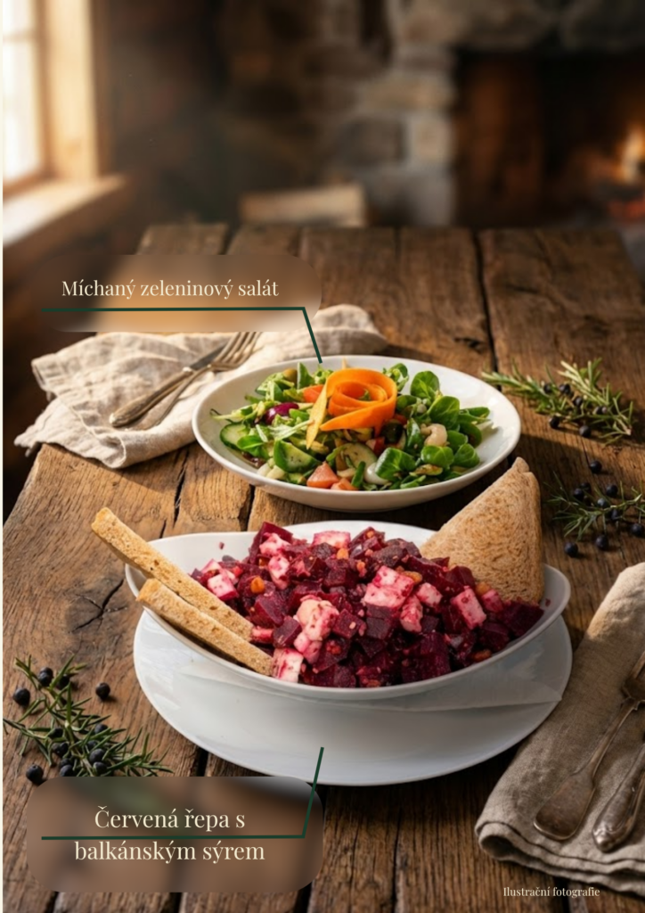 Jídelní lístek 2026 - Rodinný hotel Myslivna Třeboň